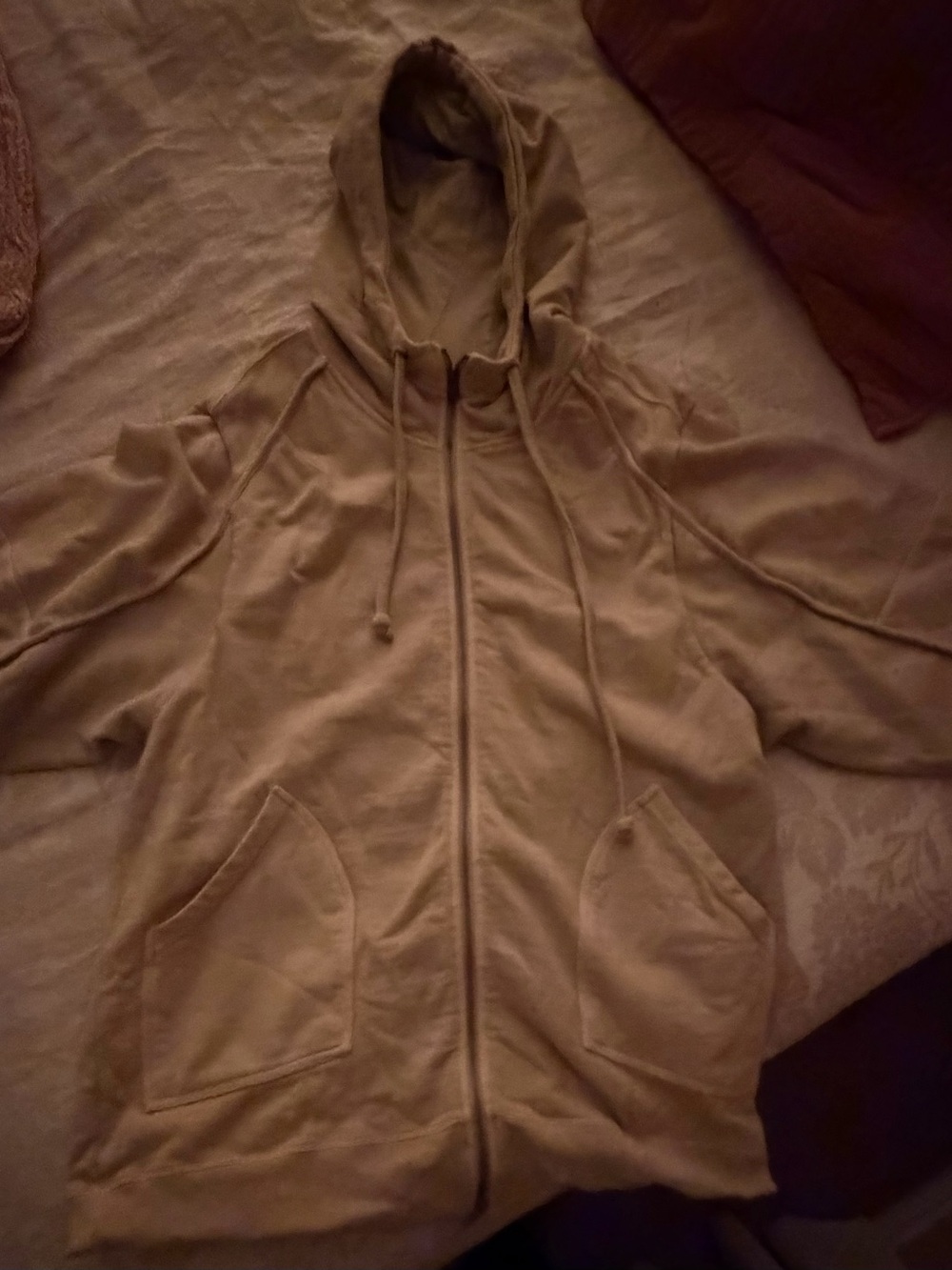FP Movement by Free People - Tan Headliner Lines Zip Up Hoodie - Picture 12 of 12